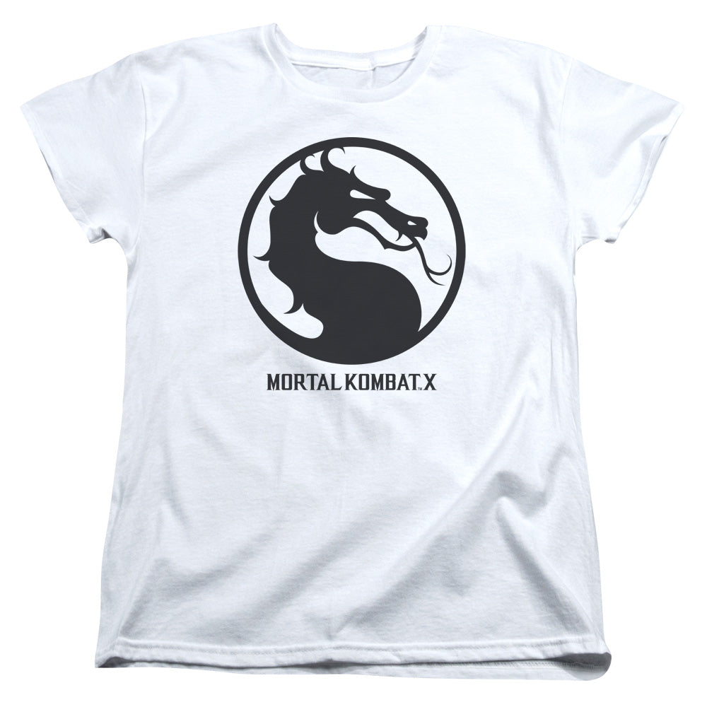 Mortal Kombat X - Seal - Short Sleeve Womens Tee - White T-shirt