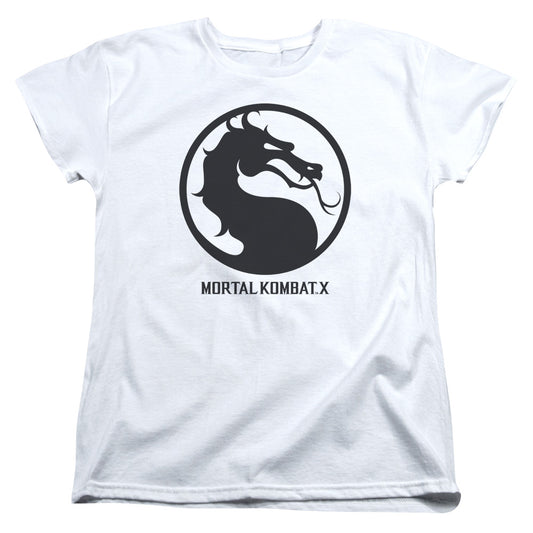 Mortal Kombat X - Seal - Short Sleeve Womens Tee - White T-shirt