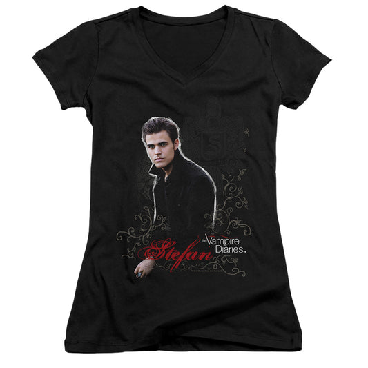 VAMPIRE DIARIE TEFAN - JUNIOR V-NECK - BLACK T-Shirt