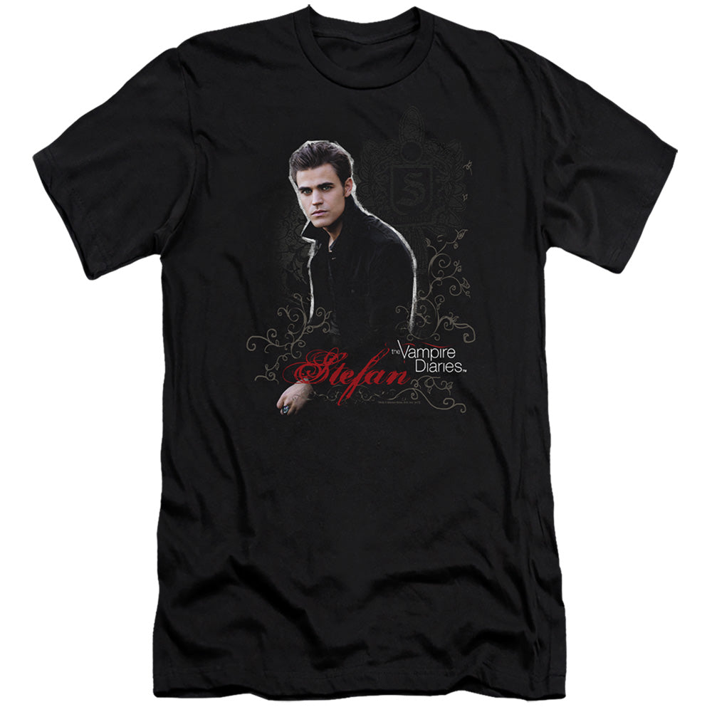 Vampire Diarieshort Sleevetefan - S - S Adult 30/1 - Black T-shirt