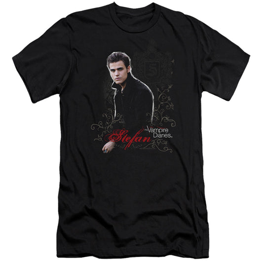 Vampire Diarieshort Sleevetefan - S - S Adult 30/1 - Black T-shirt