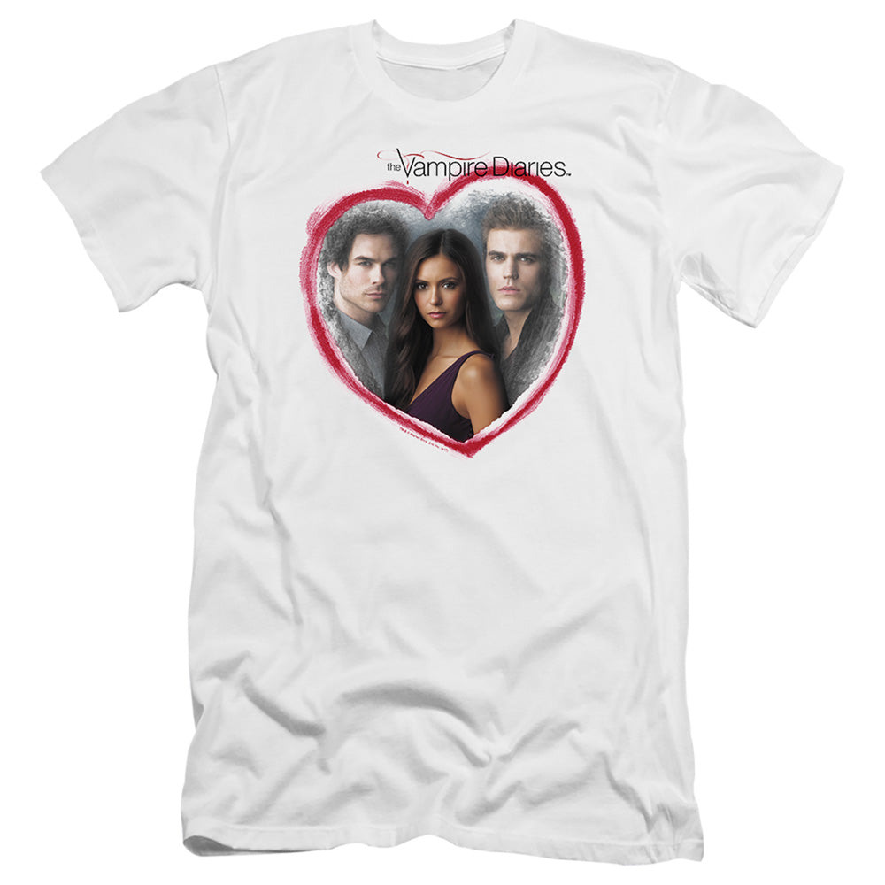 Vampire Diaries - Girls Choice - Short Sleeve Adult 30/1 - White T-shirt