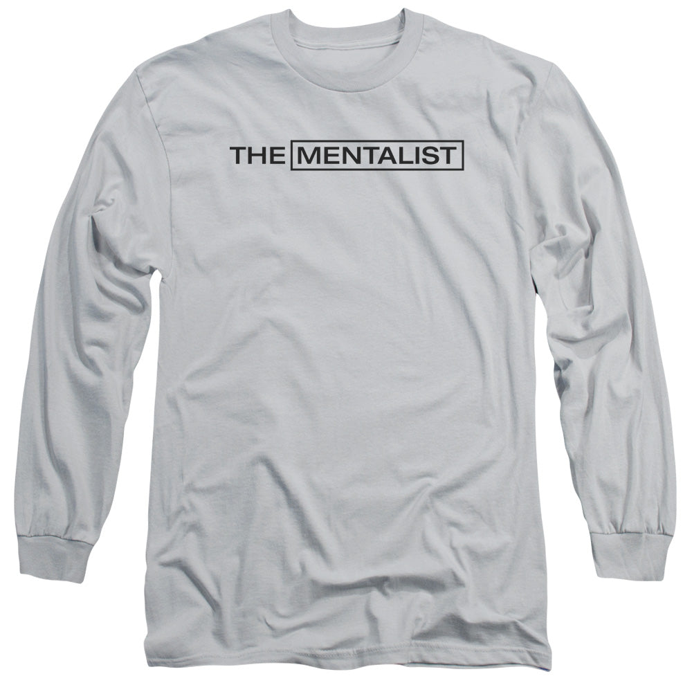 Mentalist - Logo - Long Sleeve Adult 18/1 - Silver T-shirt