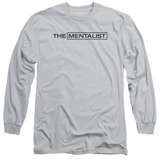 Mentalist - Logo - Long Sleeve Adult 18/1 - Silver T-shirt