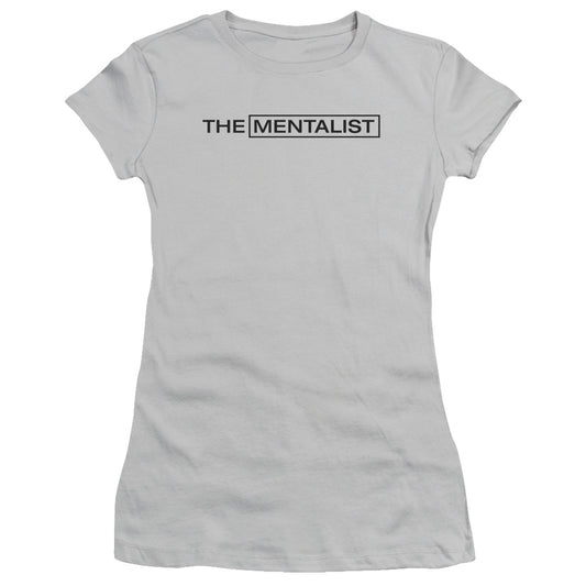 Mentalist - Logo - Short Sleeve Junior Sheer - Silver T-shirt