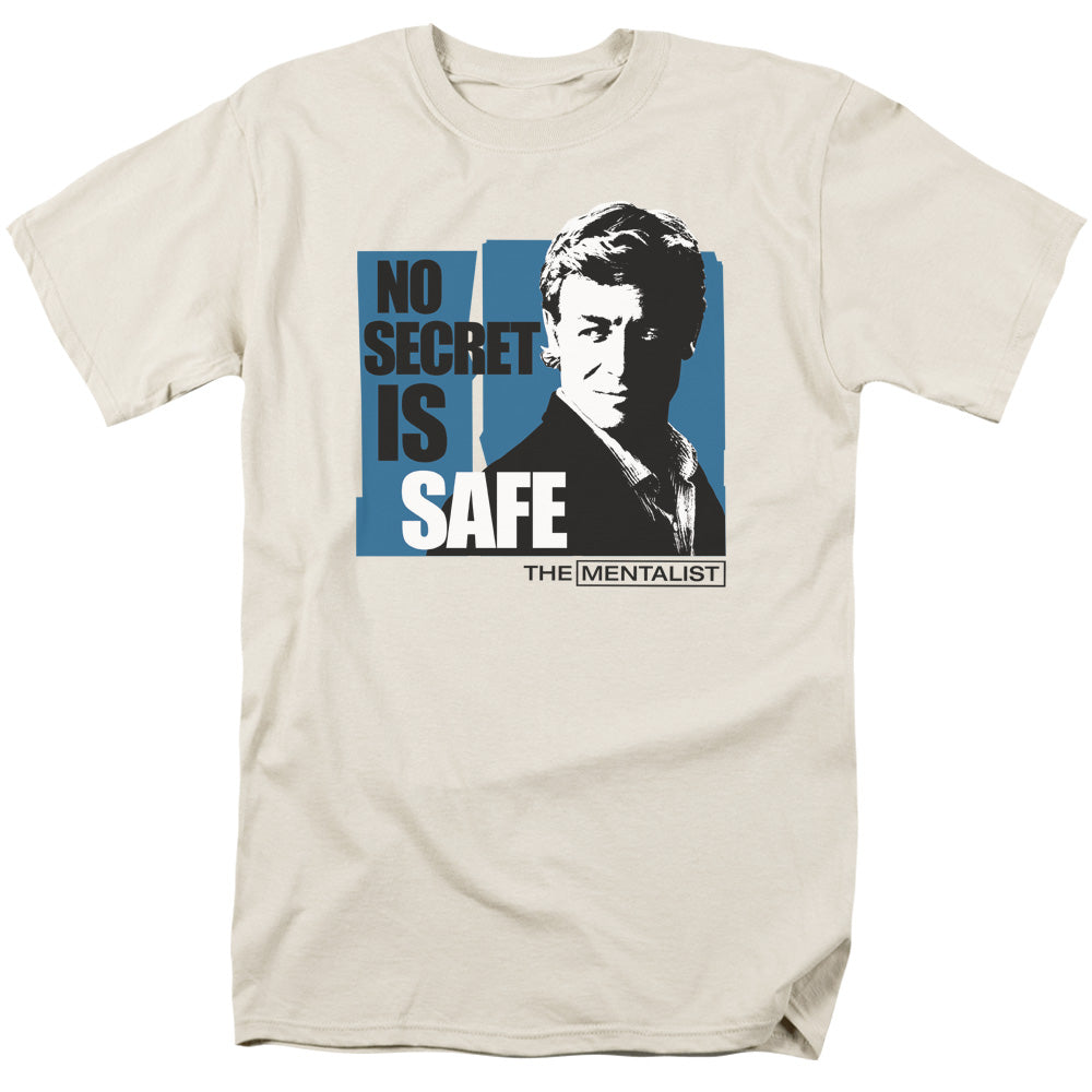 Mentalist - No Secret Is Safe - Short Sleeve Adult 18/1 - Sand T-shirt