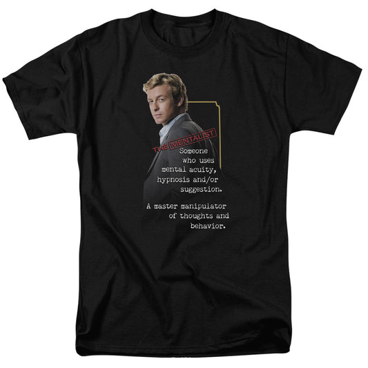Mentalist - Definition - Short Sleeve Adult 18/1 - Black T-shirt