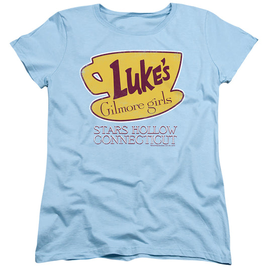 Gilmore Girls - Lukes Connecticut - Short Sleeve Women"s Tee - Light Blue T-shirt