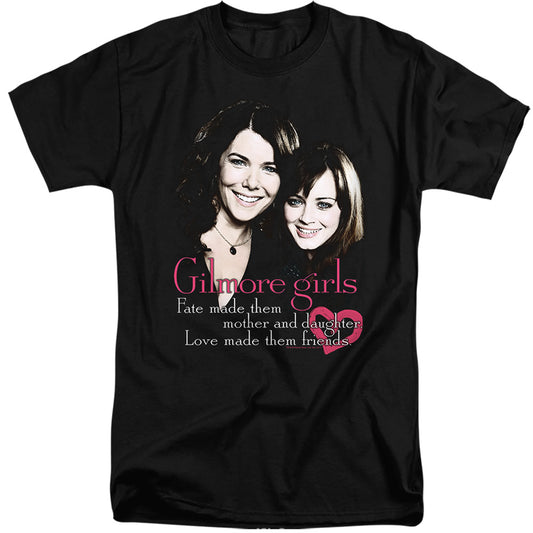 Gilmore Girls - Title - Short Sleeve Adult Tall - Black T-shirt