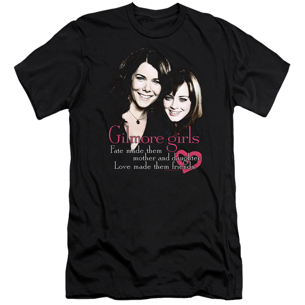 Gilmore Girls - Title-premuim Canvas Adult Slim Fit 30/1 - Black