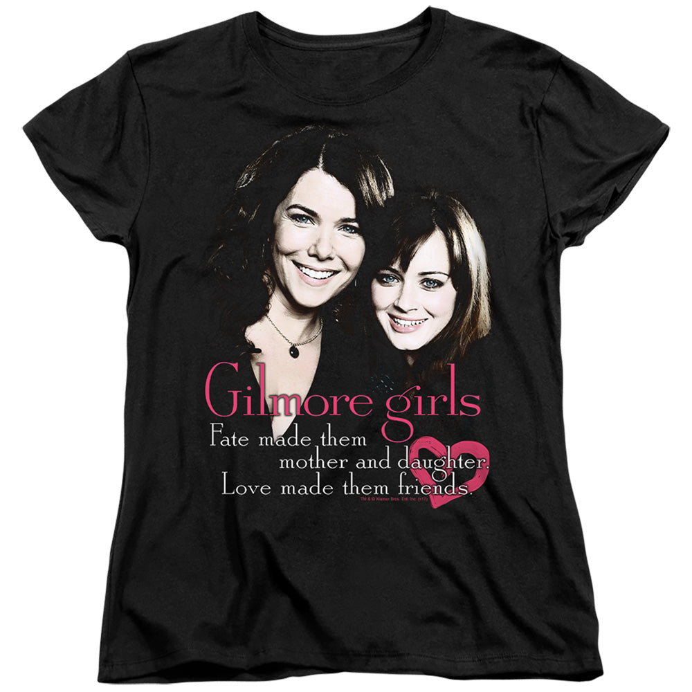 Gilmore Girls - Title - Short Sleeve Womens Tee - Black T-shirt