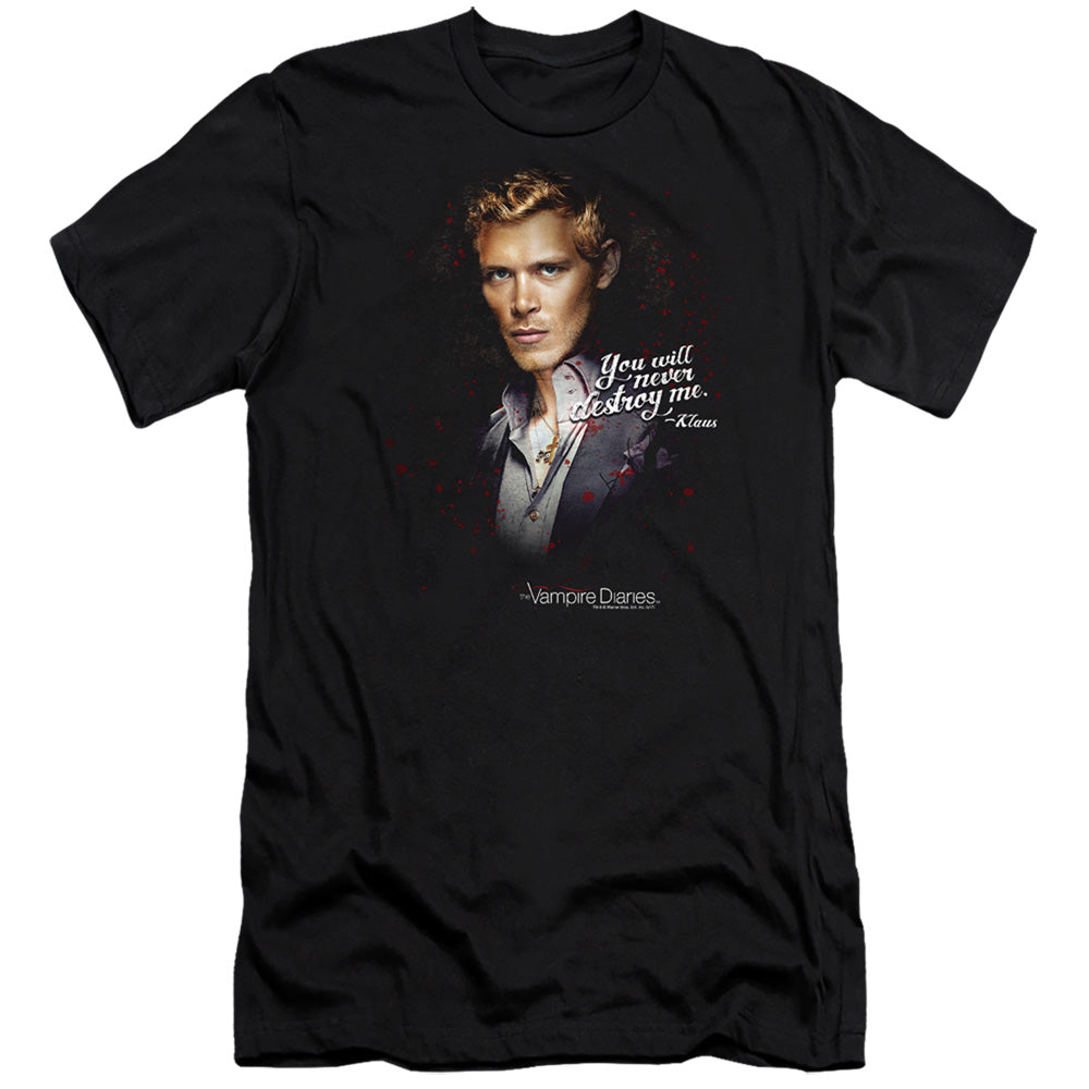 VAMPIRE DIARIES NEVER DESTROY - S/S ADULT 30/1 - BLACK T-Shirt