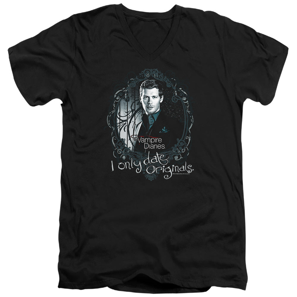 Vampire Diaries - Originals - Short Sleeve Adult V-neck - Black T-shirt