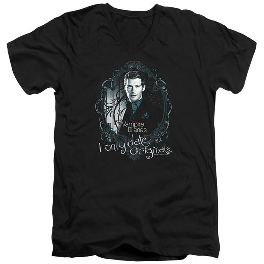 Vampire Diaries - Originals - Short Sleeve Adult V-neck - Black T-shirt