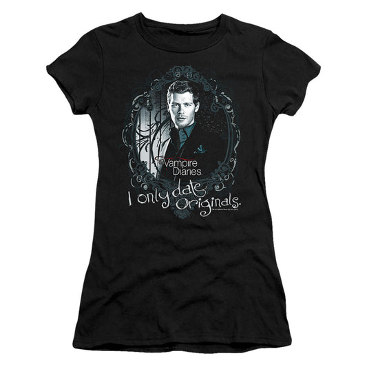 Vampire Diaries - Originals - Short Sleeve Junior Sheer - Black T-shirt