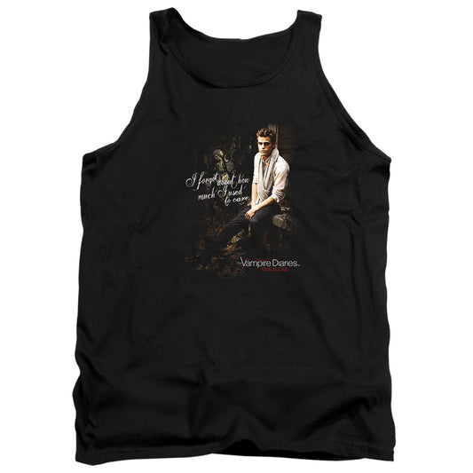 Vampire Diaries - I Used To Care - Adult Tank - Black