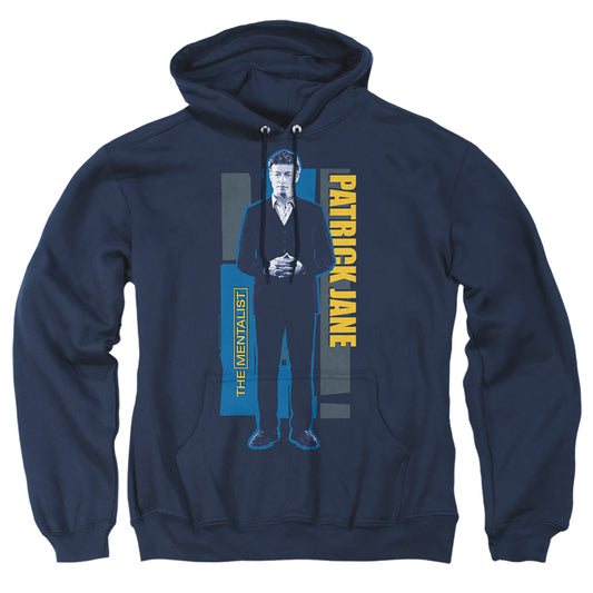 Mentalist - Patrick Jane - Adult Pull-over Hoodie - Navy