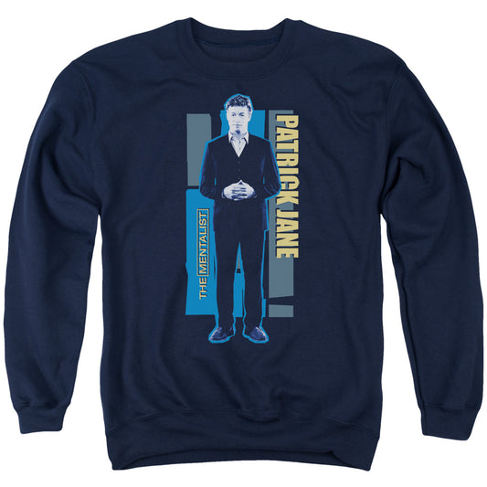 Mentalist - Patrick Jane - Adult Crewneck Sweatshirt - Navy