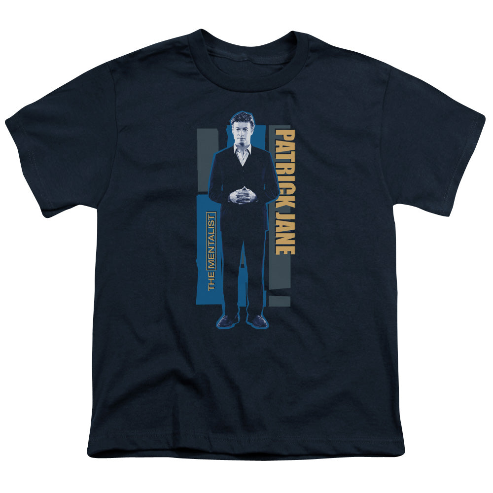 Mentalist - Patrick Jane - Short Sleeve Youth 18/1 - Navy T-shirt
