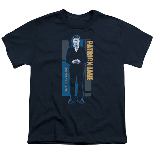 Mentalist - Patrick Jane - Short Sleeve Youth 18/1 - Navy T-shirt