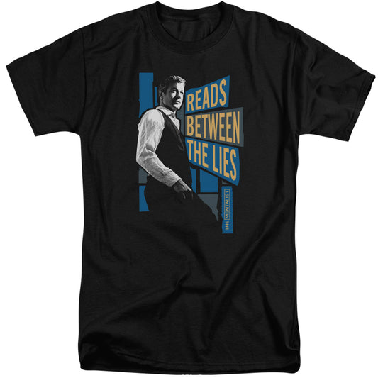 Mentalist - Between The Lies - Short Sleeve Adult Tall - Black T-shirt