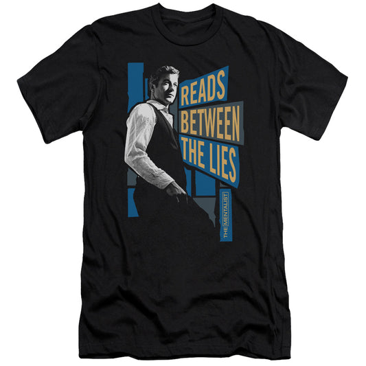 MENTALIST BETWEEN THE LIES - S/S ADULT 30/1 - BLACK T-Shirt