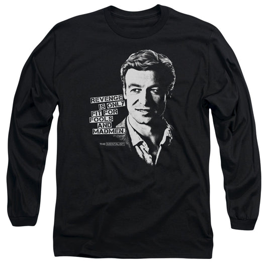 Mentalist - Revenge - Long Sleeve Adult 18/1 - Black T-shirt