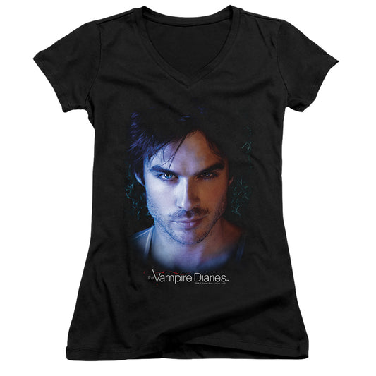 Vampire Diaries - Damon - Junior V-neck - Black