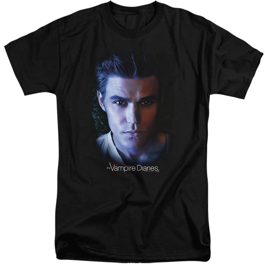 Vampire Diarieshort Sleevetefan-s - S Adult Tall - Black T-shirt