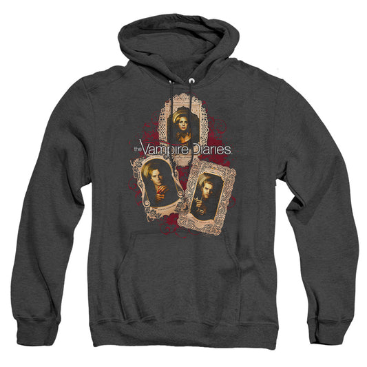 Vampire Diaries - Holy Cards - Adult Heather Hoodie - Black