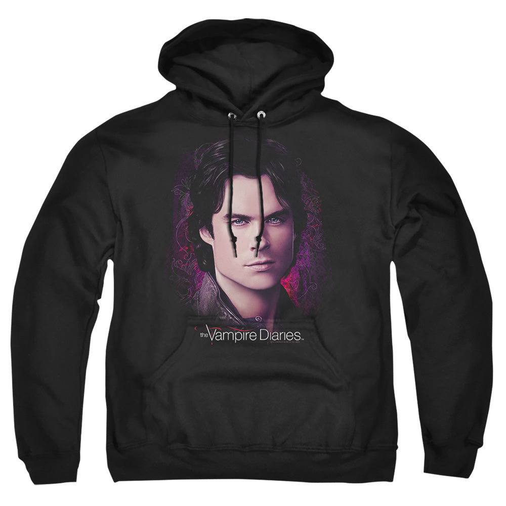 Vampire Diaries - Compelling - Adult Pull-over Hoodie - Black