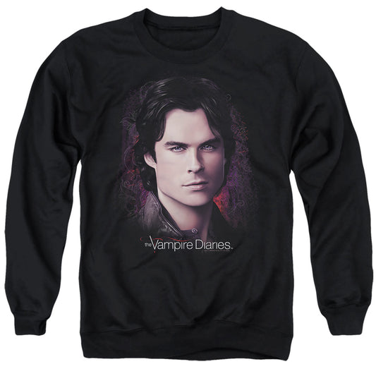 Vampire Diaries - Compelling - Adult Crewneck Sweatshirt - Black