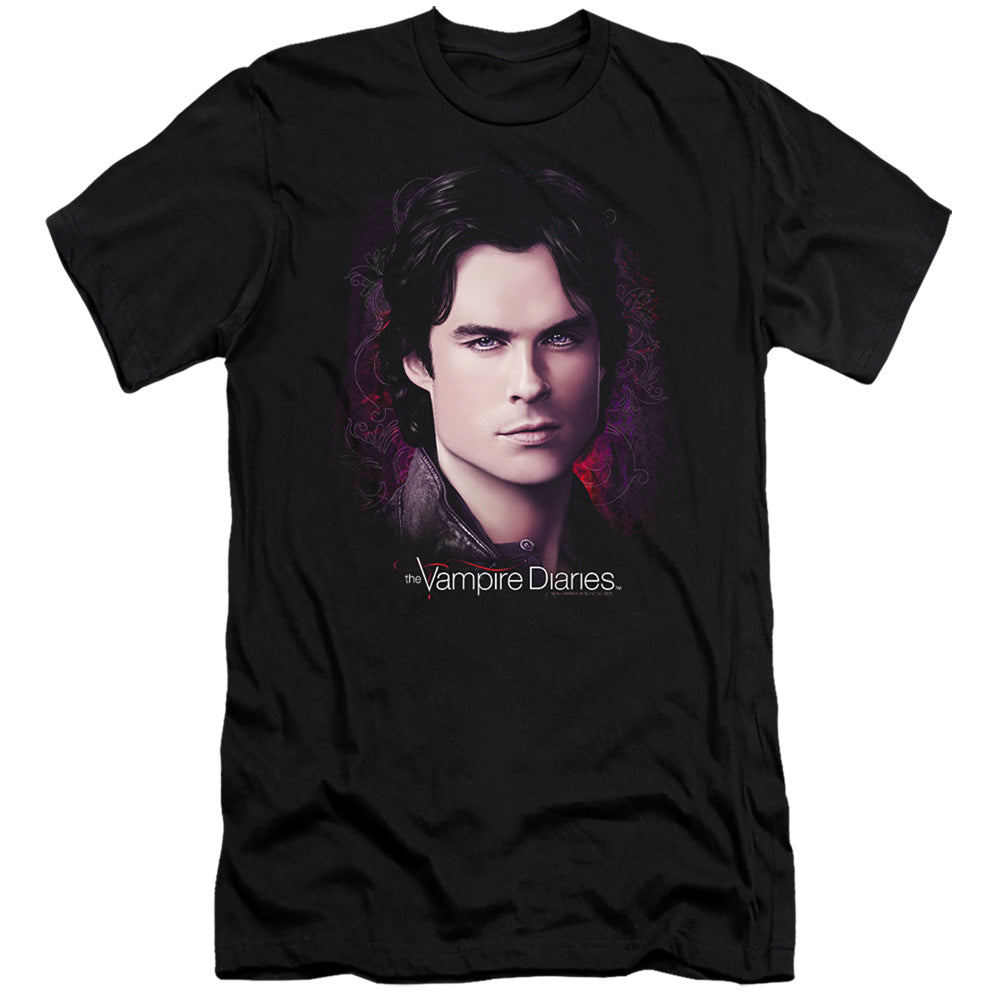 Vampire Diaries - Compelling-premuim Canvas Adult Slim Fit 30/1 - Black