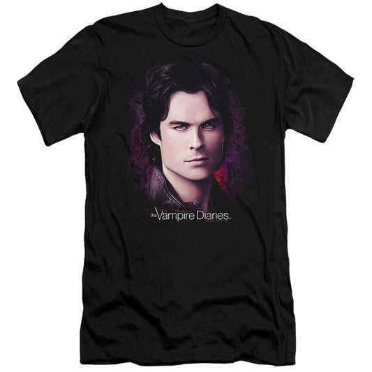 Vampire Diaries - Compelling-premuim Canvas Adult Slim Fit 30/1 - Black