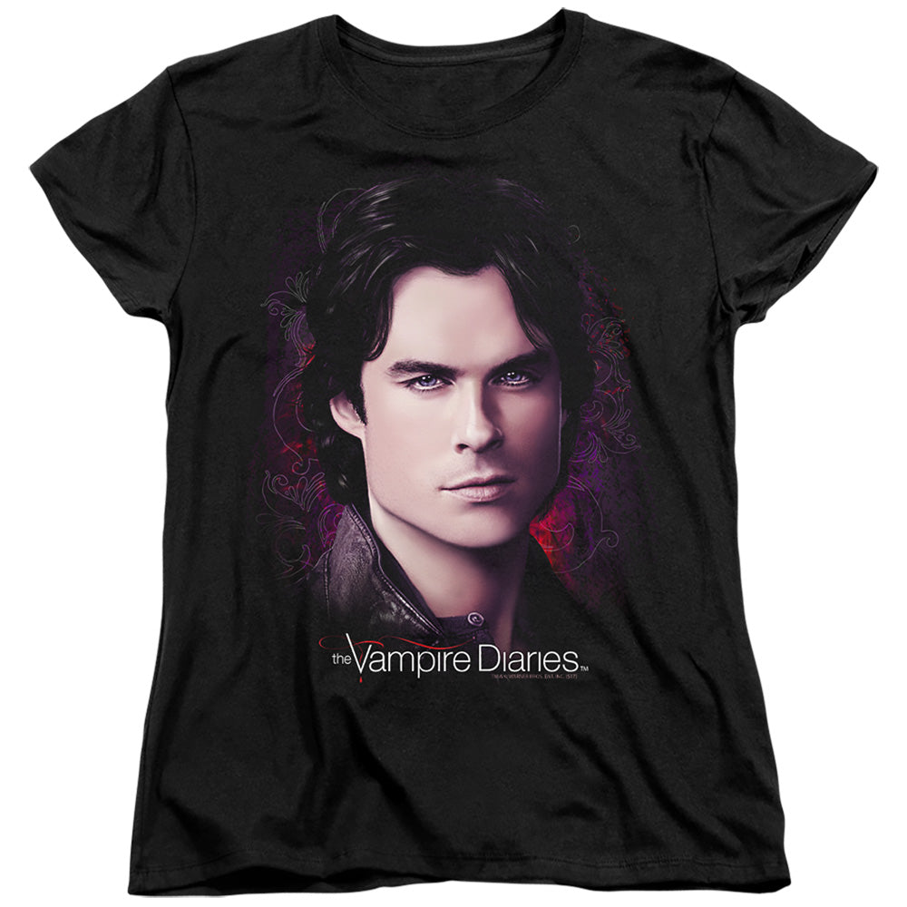 Vampire Diaries - Compelling - Short Sleeve Womens Tee - Black T-shirt