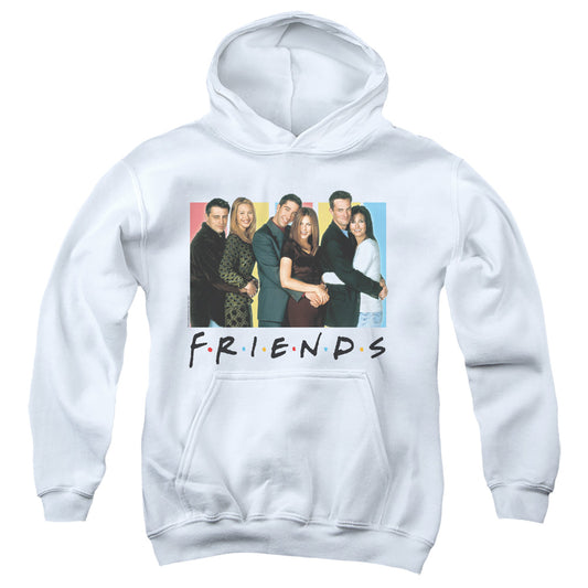 Friends - Cast Logo - Youth Pull-over Hoodie - White