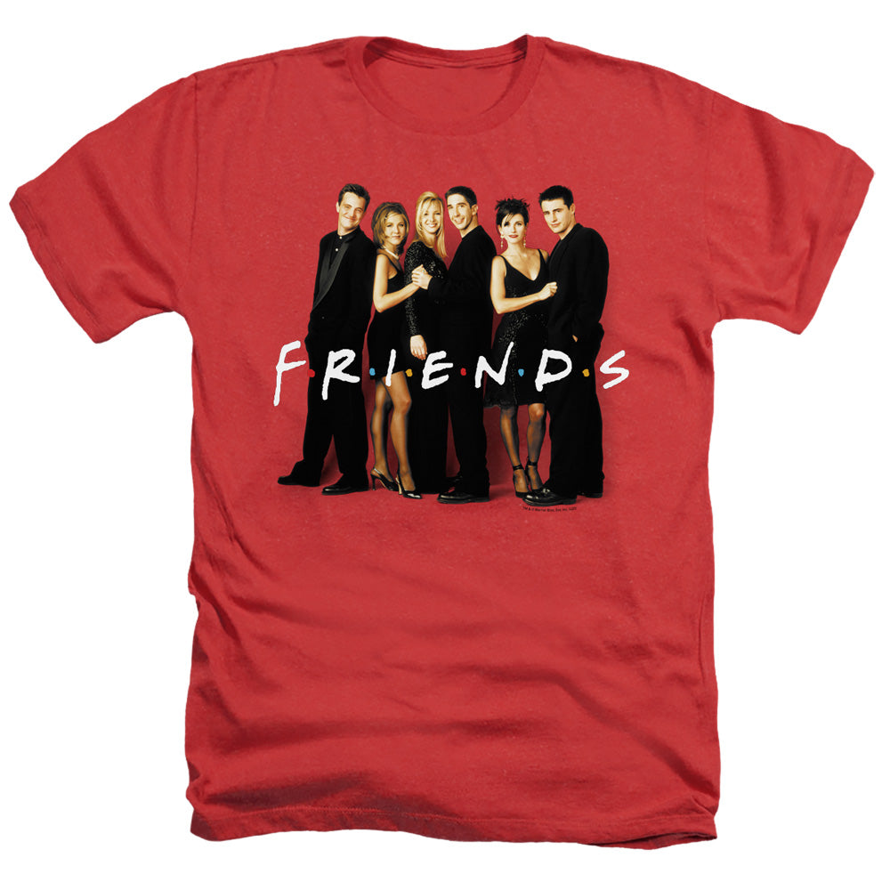 Friends - Cast In Black - Adult Heather - Red