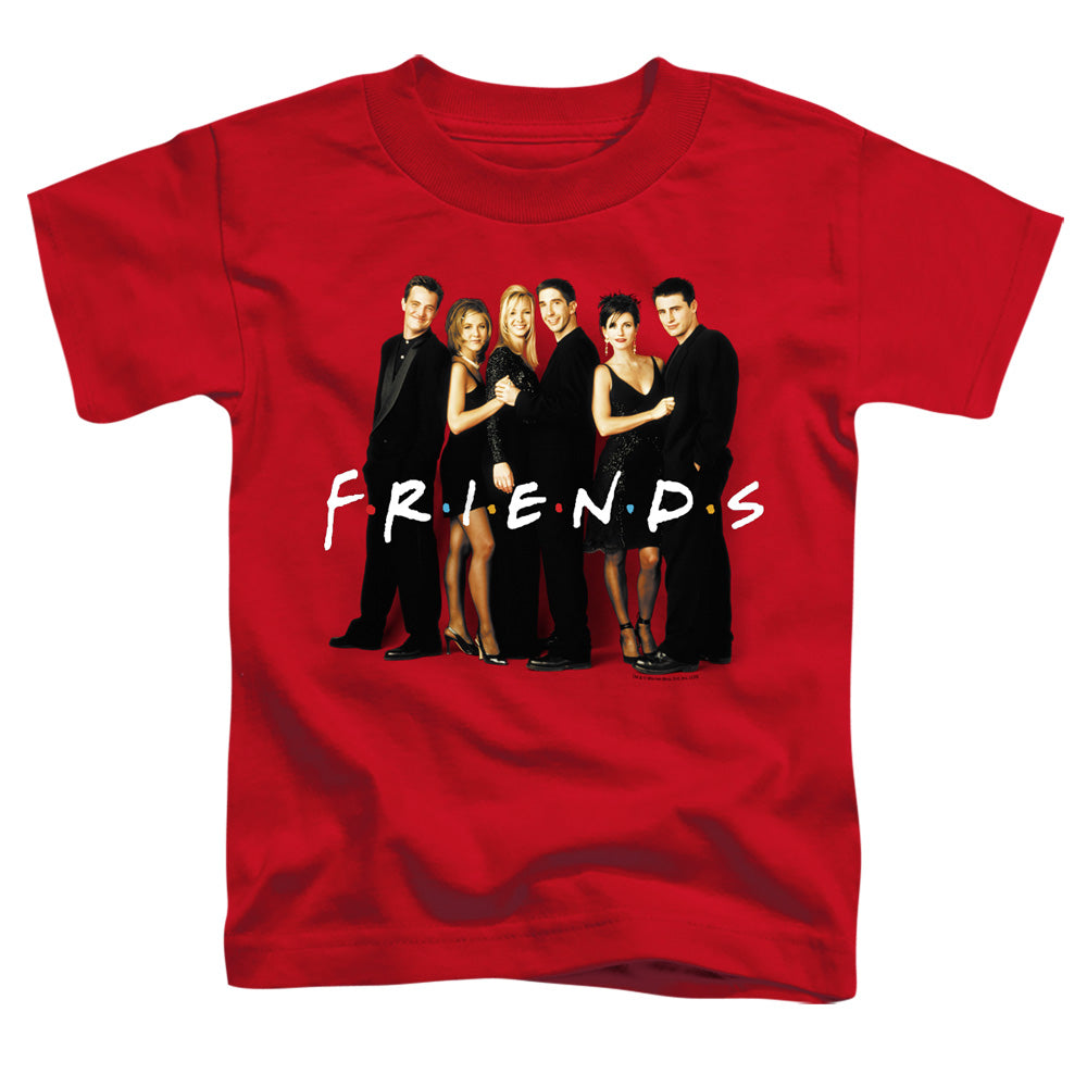 Friends - Cast In Black - Short Sleeve Toddler Tee - Red T-shirt