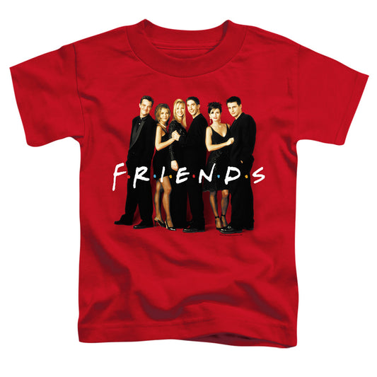 Friends - Cast In Black - Short Sleeve Toddler Tee - Red T-shirt
