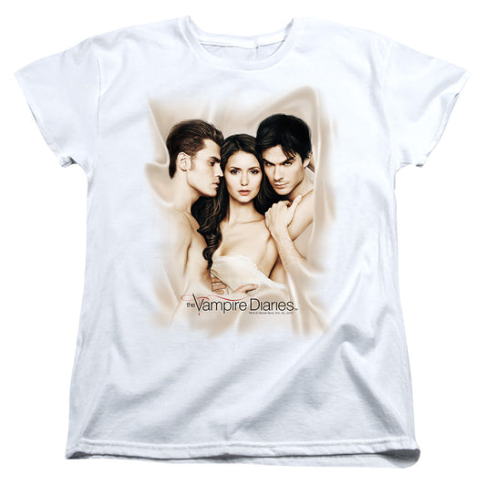 Vampire Diaries - Bounded - Short Sleeve Womens Tee - White T-shirt