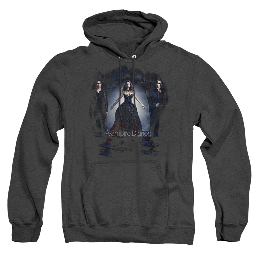 Vampire Diaries - Bring It On - Adult Heather Hoodie - Black