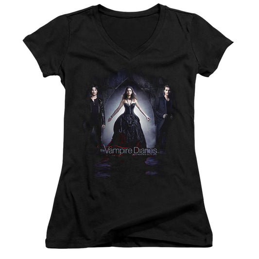 Vampire Diaries - Bring It On-junior V-neck - Black