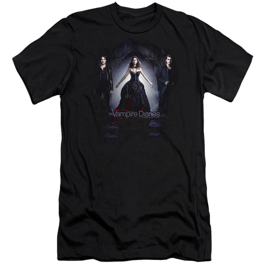 Vampire Diaries - Bring It On - Short Sleeve Adult 30/1 - Black T-shirt