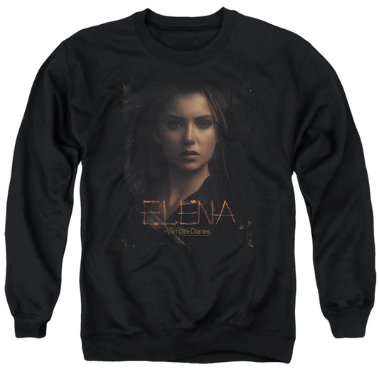 Vampire Diaries - Elena - Adult Crewneck Sweatshirt - Black