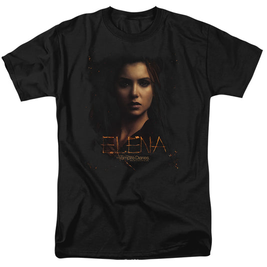 Vampire Diaries - Elena Smokey Veil - Short Sleeve Adult 18/1 - Black T-shirt