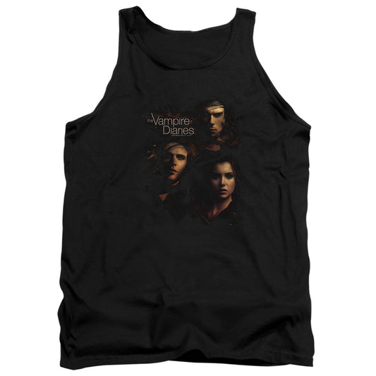 Vampire Diarieshort Sleevemokey Veil - Adult Tank - Black T-shirt