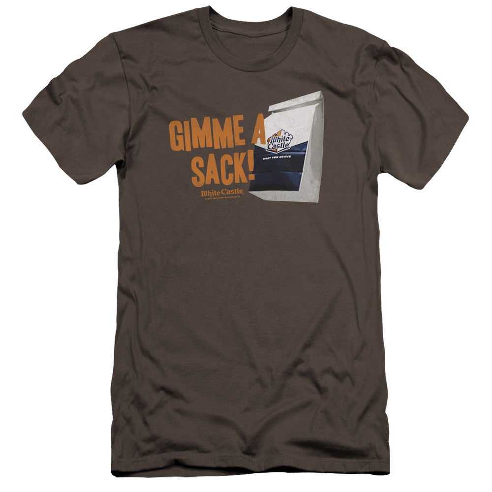 White Castle Gimmie A Sack-premuim Canvas Adult Slim