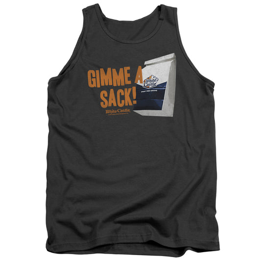 White Castle - Gimmie A Sack - Adult Tank - Charcoal