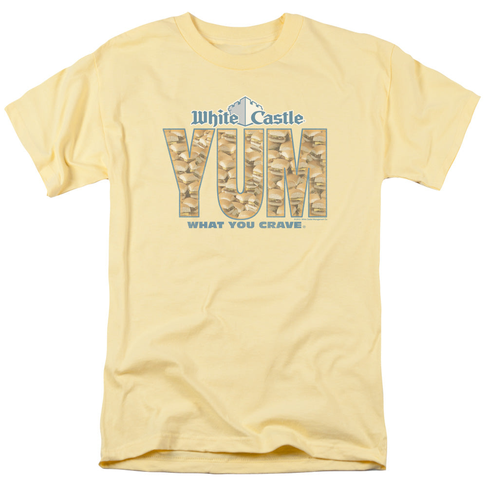 White Castle - Yum - Short Sleeve Adult 18/1 - Banana T-shirt