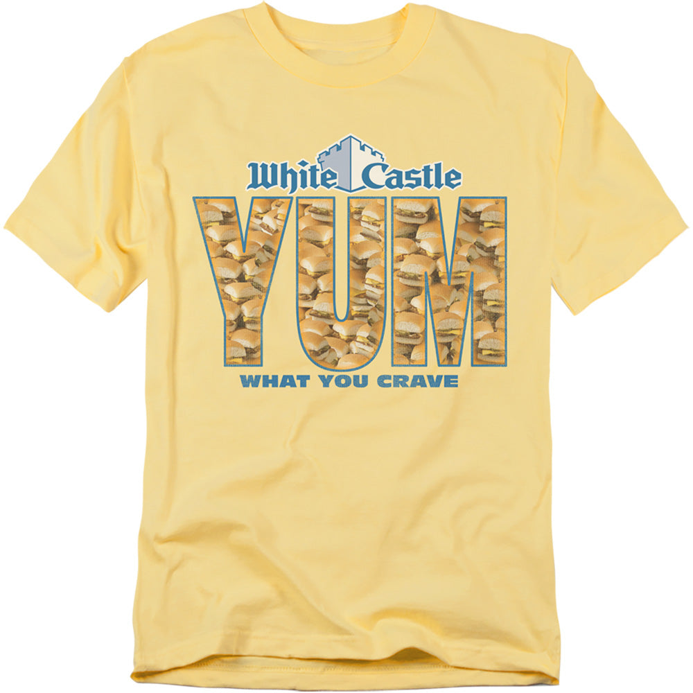 White Castle - Yum - Short Sleeve Adult 18/1 - Banana T-shirt